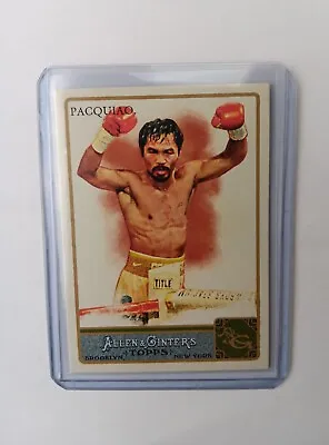 $24.97 • Buy 2011 Topps Allen & Ginter, #262 Manny Pacquiao (RC), Boxing Champ, Legend