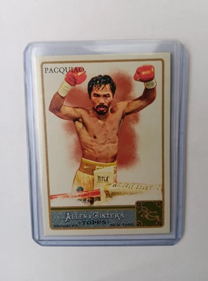 $24.97 • Buy 2011 Topps Allen & Ginter, #262 Manny Pacquiao (RC), Boxing Champ, Legend