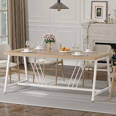 70.9  Large Dining Table Rectangular Kitchen Table For 6 People Home Furniture • $135.99