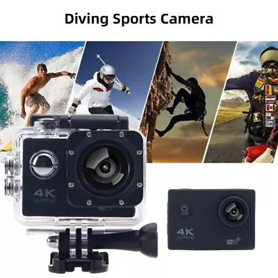 Ultra 4K Action Camcorder Video Record HD 1080P Waterproof Sport Camera WiFi AU • $30.99