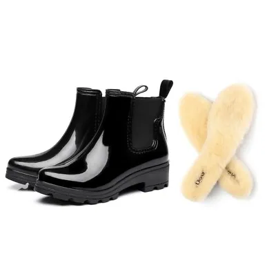 $55.81 • Buy Ugg Australian Shepherd Women Rainboots Ankle Gumboots Removable Insole Vivily