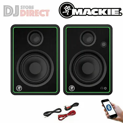 £159 • Buy MACKIE CR4-XBT 4  Bluetooth Speakers Active Studio Monitor Desktop Music PC TV