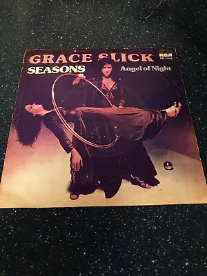£7.95 • Buy Grace Slick - Seasons 7 Vinyl Single Dutch Press,Prog Rock,Psyche Rock
