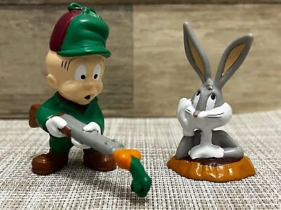 Applause Bugs Bunny & Elmer Fudd PVC Figures Vintage 80's Looney Tunes • $15.99