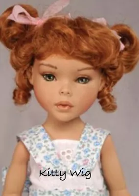Monique Doll Wig Kitty Sz 8-9 Fits Effner LD. RR Siblies Meadow Dumplings & • $19.50