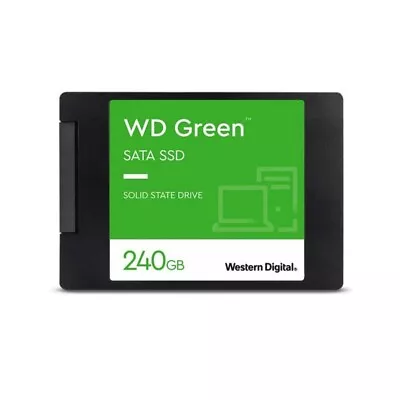 Western Digital WDS240G3G0A WD Green 240GB 2.5  SATA SSD 545R/430W MB/s 80TBW... • $54.26