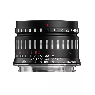$199 • Buy TTartisan 35mm F0.95 Large Aperture Lens For X Z ZFC E Leica L EF-M Mount Camera