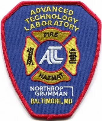 Maryland - Northrop Grumman Fire Hazmat Baltimore Patch • $5