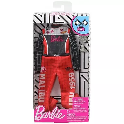 Authentic Fashion Barbie Mattel Career Racecar Driver Outfit Doll Clothes Trophy • $13.90