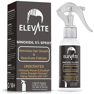 Minoxidil 5% Hair Growth Spray Extra Strength Professional Treatment Hair Grow • $48.99