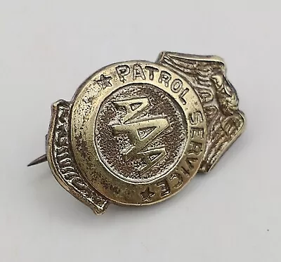 Vintage AAA Safety Patrol Silvertone Lapel Hat Pin .5  • $4.99