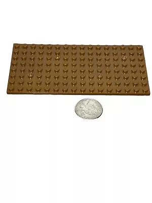 $7 • Buy Mega Bloks Plate 8 X 16 Brown Baseplate Thin