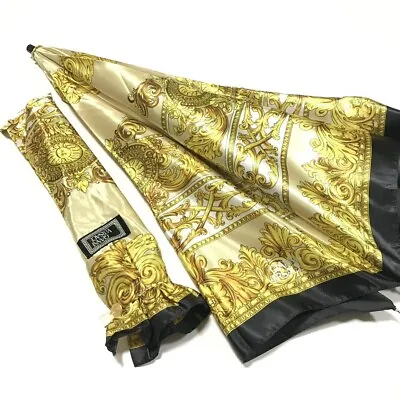 Authentic Gianni Versace Folding Umbrella Baroque Gold Total Length 66cm • $199