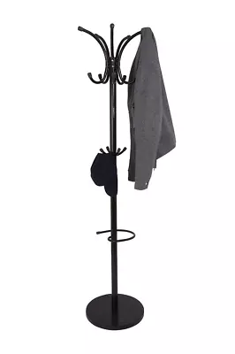 Heavy Duty  4 Layers Coat Rack Jacket Stand Holder Hanger With Marble Base • £34.99