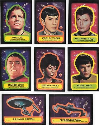 $9.99 • Buy Star Trek The Original Series Trading Cards Stickers 1976 Topps YOU PICK STICKER