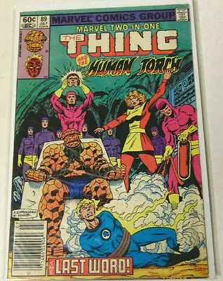 Marvel Two In One #89 VF 1982 Marvel Comics The Thing Human Torch • $12.83