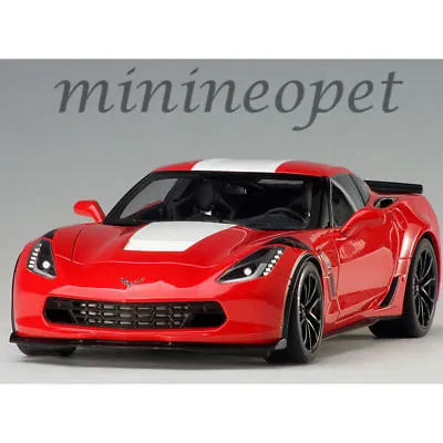 AUTOart 71274 CHEVROLET CORVETTE GRAND SPORT 1/18 RED With WHITE STRIPES • $153