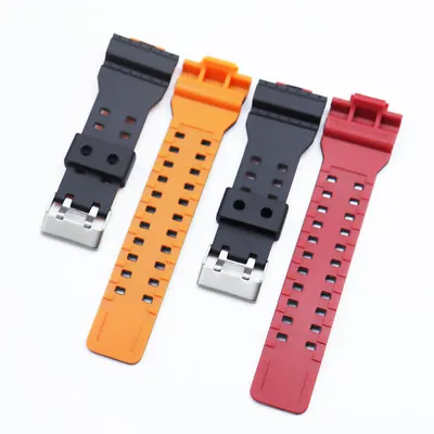 For Casioak GA-100/120/300 GD-100 GR-8900 Replacement Band Resin Strap • $9.80