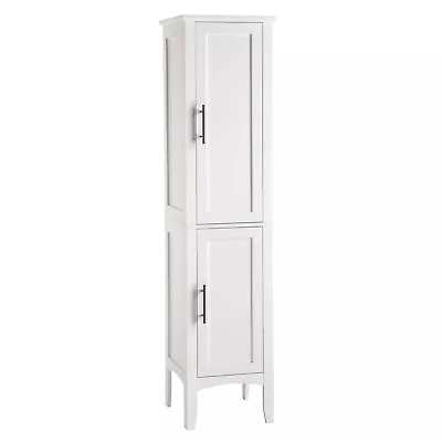 Bathroom Linen Cabinet Standing Tall Storage With Adjustable 5 Shelves Organizer • $81.99