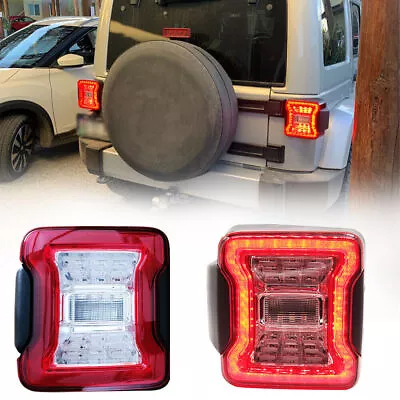 Tail Lights For 2007-2017 Jeep Wrangler JK LED Brake Rear Turn Signal Lamps Pair • $186.99