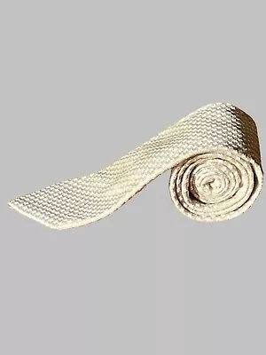 CRAVATTA Collection CORNELIANI Men’s Tie 90% Seta Silk 10% Cotton Houndstooth • $17.85