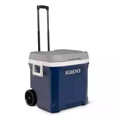 Igloo MaxCold 62 Quart 58 Litre 98 Can Rolling Cool Box Ice Cooler 4 Days *NEW* • £79.95