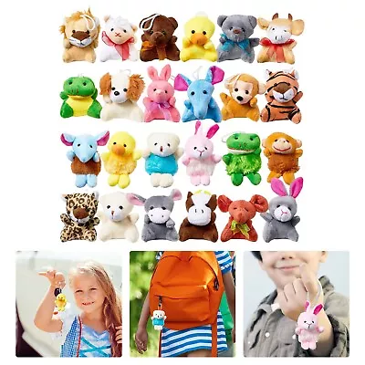 24 Pcs Mini Animal Plush Toys Animals Assortment Small Stuffed Animals In Bulk • $13.99