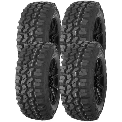 (QTY 4) LT285/75R16 Thunderer TracGrip MT R408 126Q Load E Black Wall Tires • $763.96