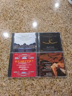 4 Classic Opera CDs Lot 92 Ballet Gala Tchaikovsky Nutcracker Tannhauser Isolde • $14.99