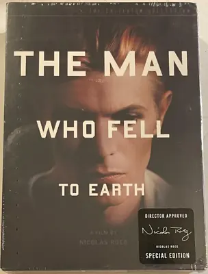 BRAND NEW SEALED The Man Who Fell To Earth DVD Book Set Criterion David Bowie • $99.99