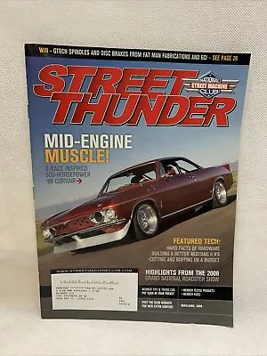 Street Thunder Magazine May June 2008 Corvair Ford Mustang Roadster Hot Rod KG • $12