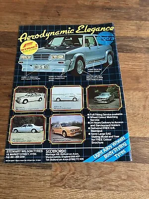 Original 1984 VW Golf Mk2 Styling Frame Ready Magazine Advert Poster Man Cave B • $12.37