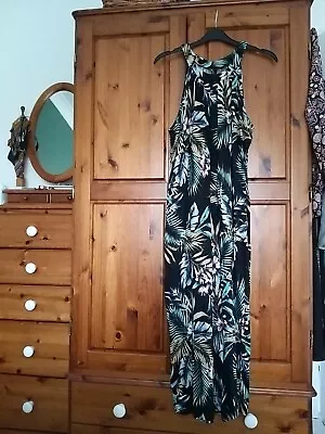 £4.20 • Buy Maxi Dress Size 18 Tropical Print.