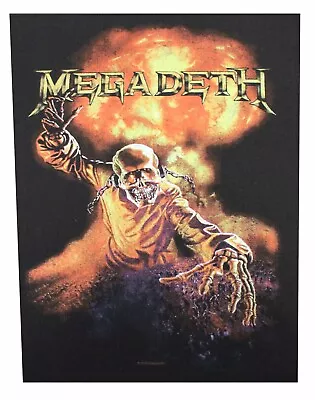 Large Megadeth Nuclear Woven Sew On Battle Jacket Back Patch • $14.95