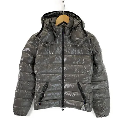 MONCLER BADY Hooded Short Length Down Jacket 0 Gray • $377