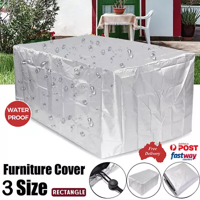 $22.50 • Buy Waterproof Furniture Cover Outdoor Patio Garden Rain  UV Snow Table Chair Sofa