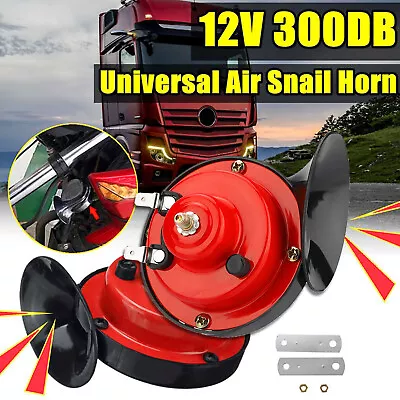 2X 12V 300DB Super Loud Train Air Horn Waterproof Motorcycle Car Truck SUV Boat • $12.16