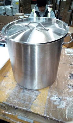 £36 • Buy 36L Stainless Steel Stockpot Deep Stock Pot Cater Stew Soup Cooking Boiling 36cm