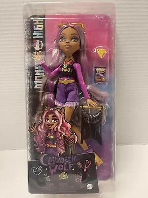 NEW Mattel Monster High Clawdeen Wolf Doll W/Accessories • $33.99