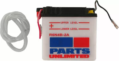 Parts Unlimited 6V Conventional Battery R6N4B-2A • $16.95
