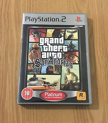 £4.99 • Buy Grand Theft Auto: San Andre ~ Playstation 2 PS2 Game Complete Manual/Map Tested