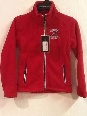 NWT’S Childs MOUNTAIN HORSE RED BIANCA FLEECE JACKET M Medium • $79.95