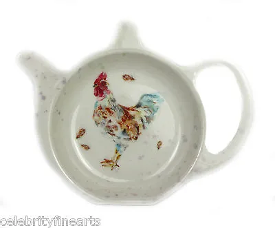 Cockerel Teabag Tidy Chicken Rooster Hen Perfect Gift Kitchen Accessory Present • £1.99