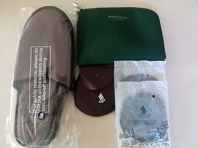 New Singapore Airlines Business Class Penhaligon's Amenity Kit Slippers Eye Mask • $35