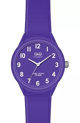 Q5- Q&Q 40mm Analogue Purple Men's Size Watch - VR28J818Y • £10