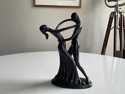 Couple Dancing Abstract Figurine Resin Figurine Statue • £15