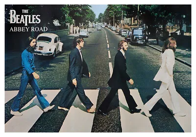 The Beatles - Abbey Road Vintage Rock Band Poster • £20.90