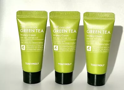 3 X TONY MOLY The Chok Chok Green Tea Watery Cream 0.5 Oz • $13.99