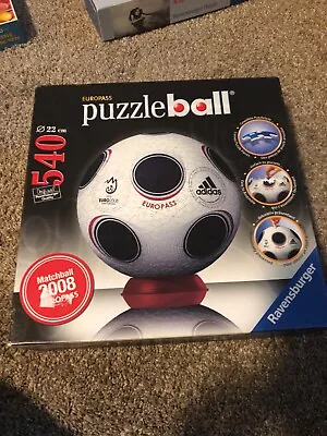 Ravensburger Europass Adidas Soccer 2008 Puzzleball 540 Pieces #111282 • $34.99