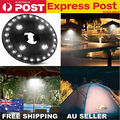 $24.99 • Buy LED Patio Umbrella Night Lights Garden Yard Lawn Night 28Lights Cordless Outdoor